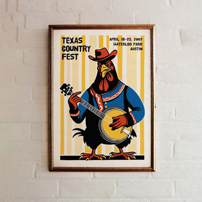 Texas Country Fest Poster Print