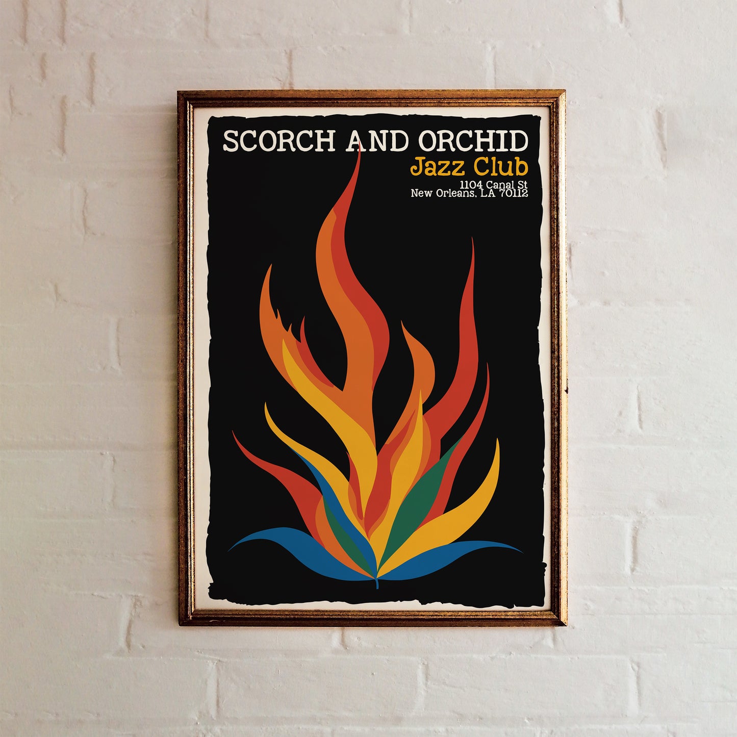 Scorch and Orchid Jazz Club New Orleans PPoster