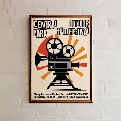 1993 Central Park Film Poster Print