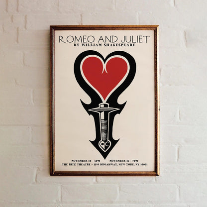 Romeo and Juliet Art Poster