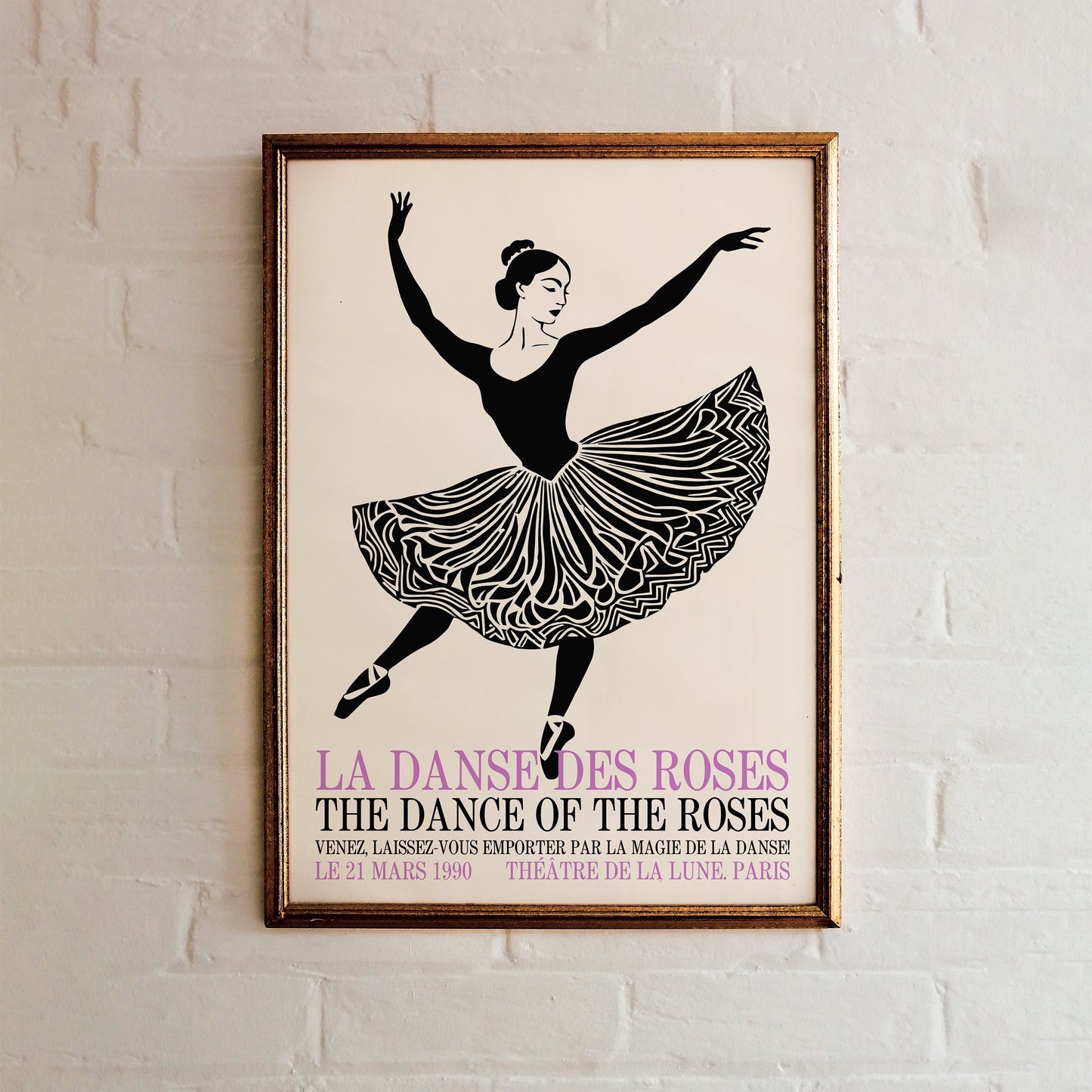 Vintage French Ballet Poster