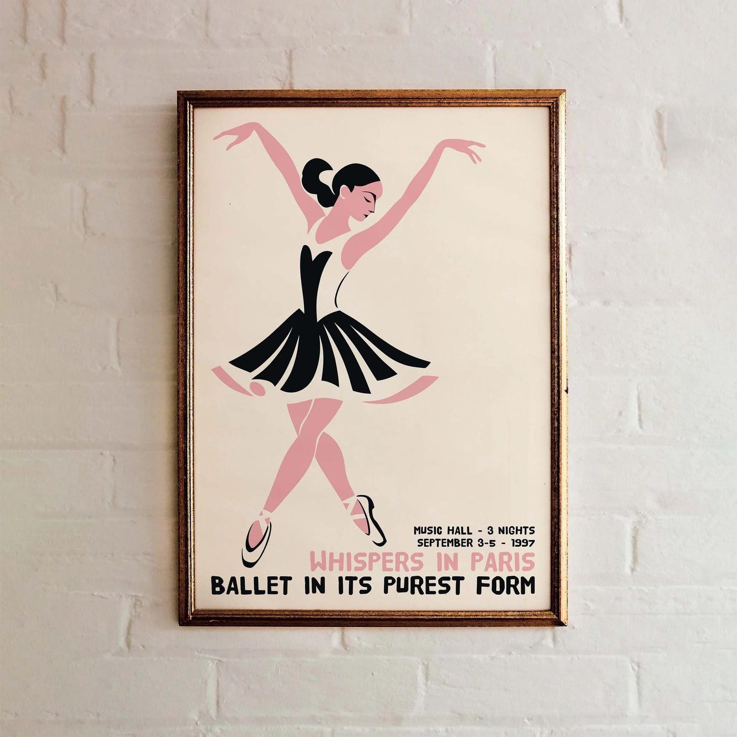 Whispers in Paris Ballet Print