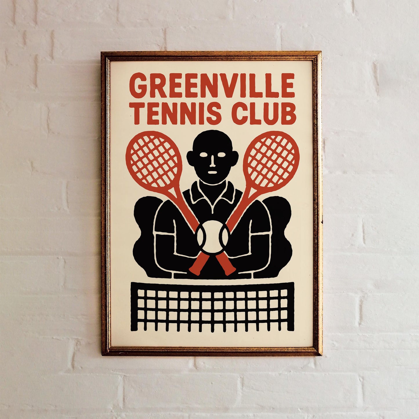 Greenville Tennis Club Poster