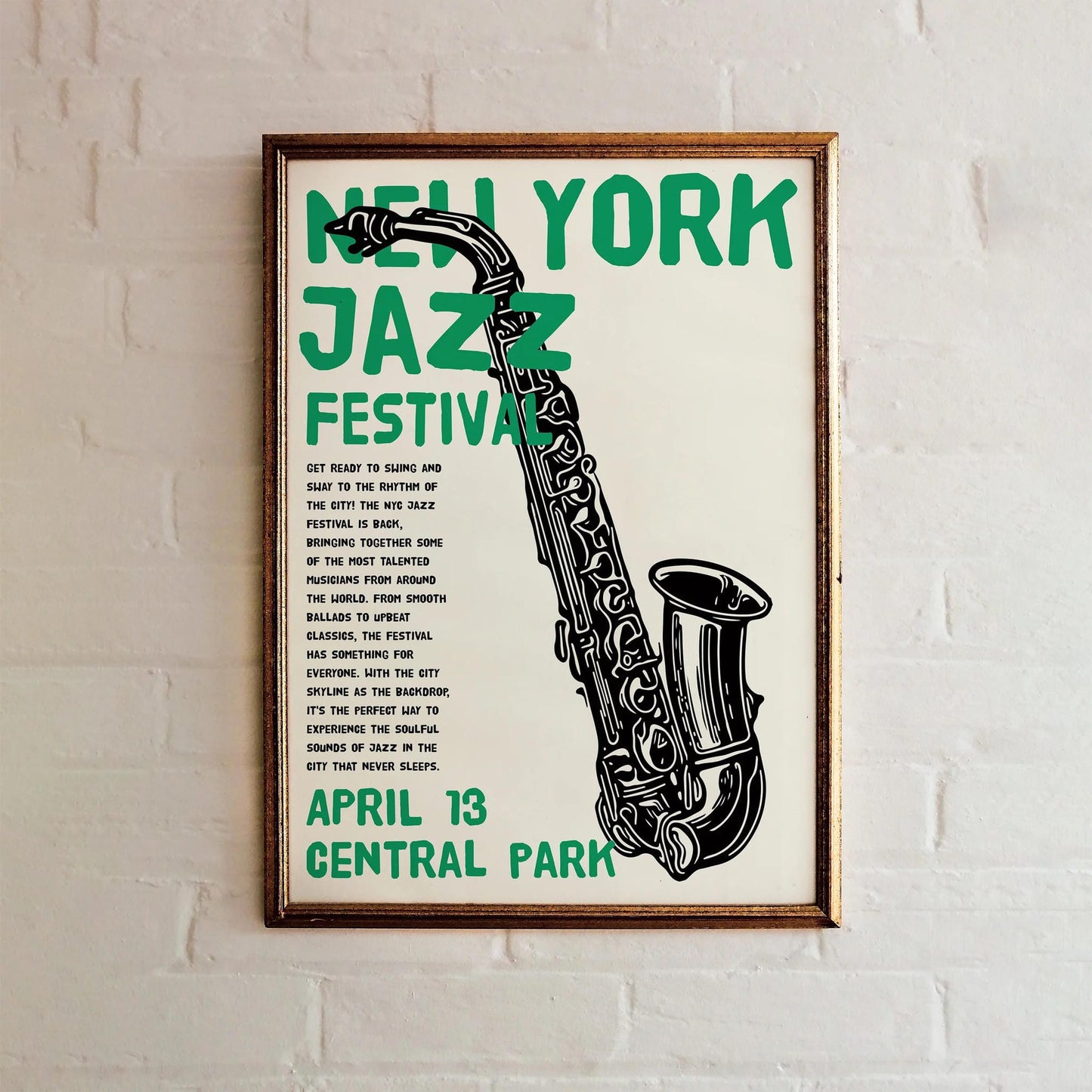 New York Jazz Festival Poster