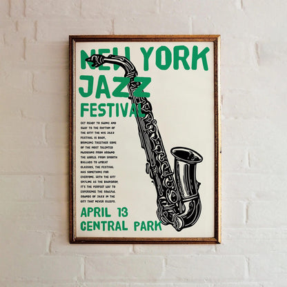 New York Jazz Festival Poster