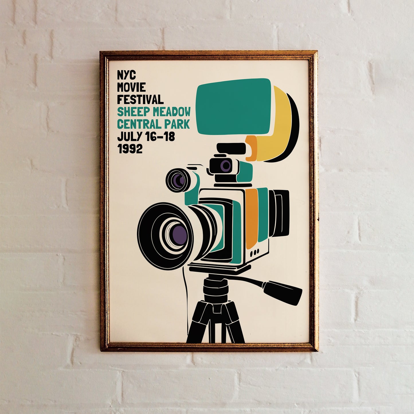 NYC Movie Festival 1992 Retro Poster