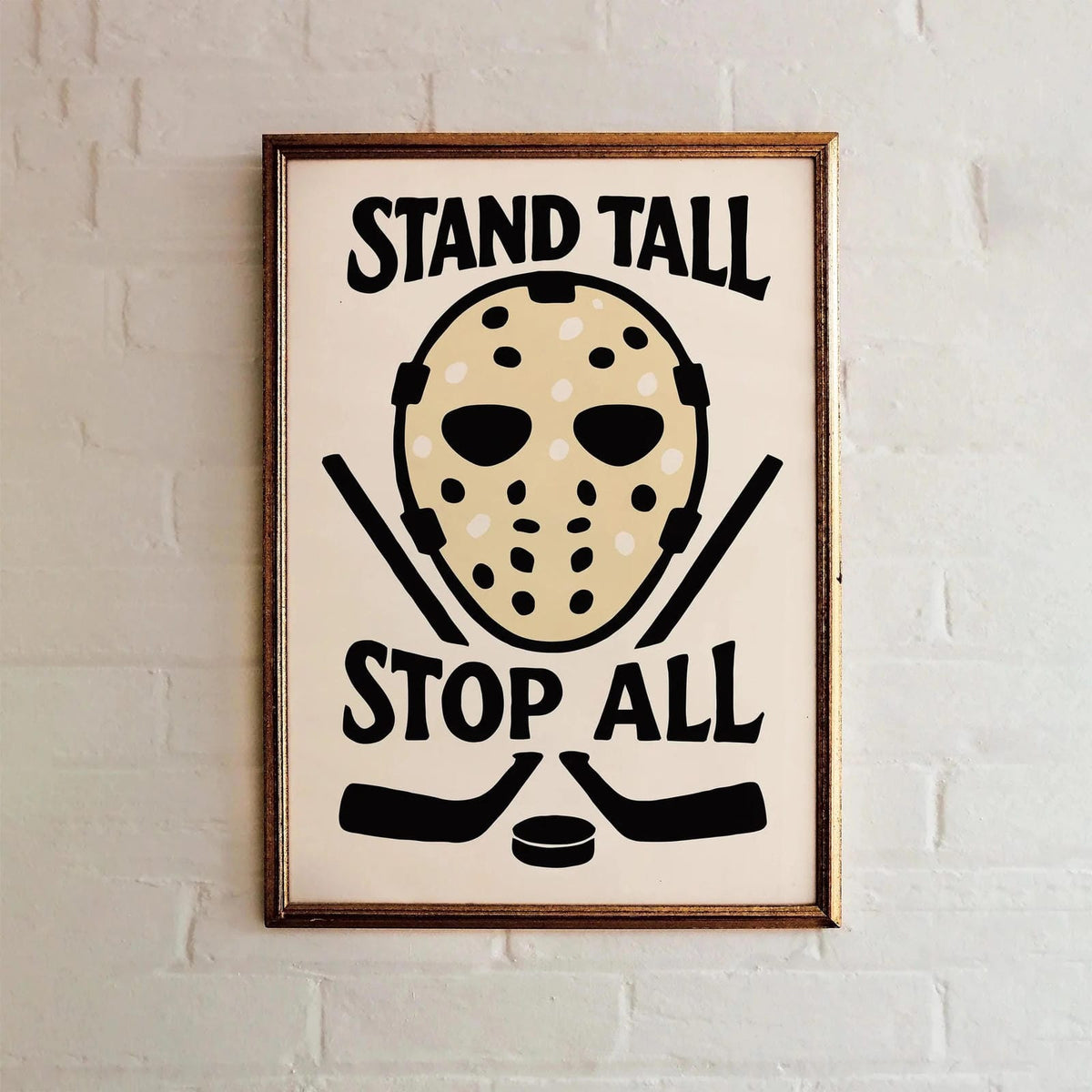 Hockey Goalie Motivational Poster