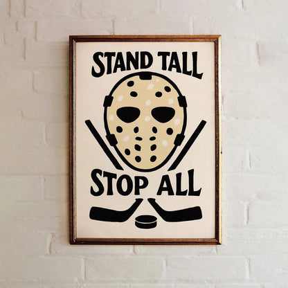 Hockey Goalie Motivational Poster