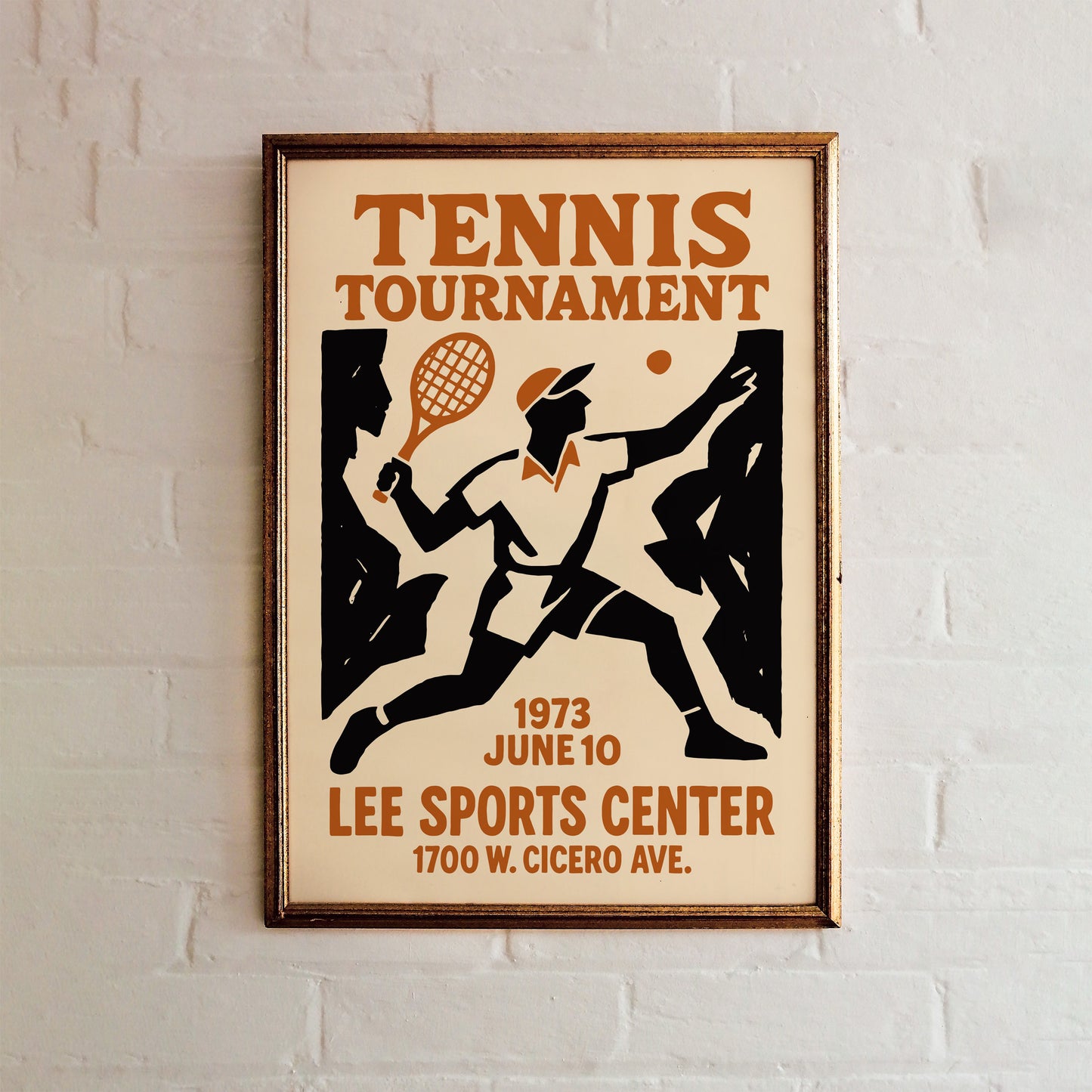 Tennis Tournament 1973 Poster