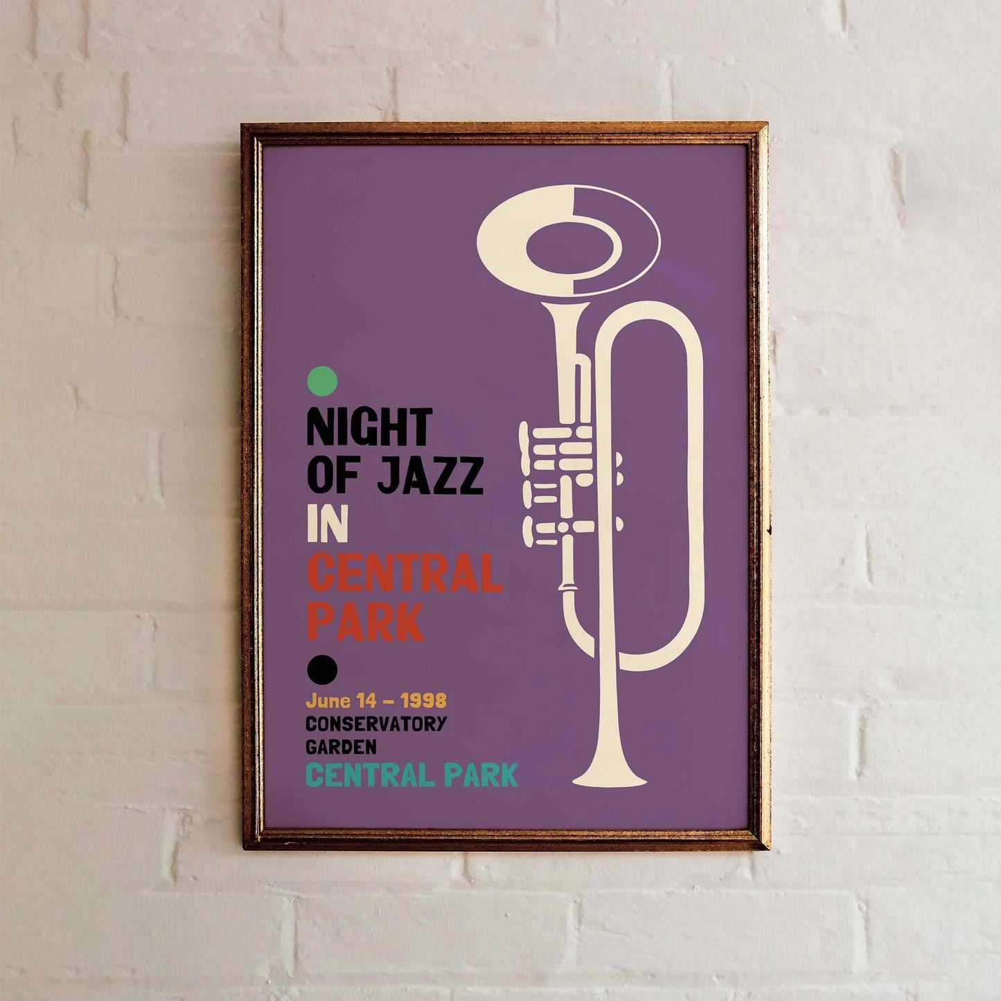 Jazz in Central Park – Poster Print