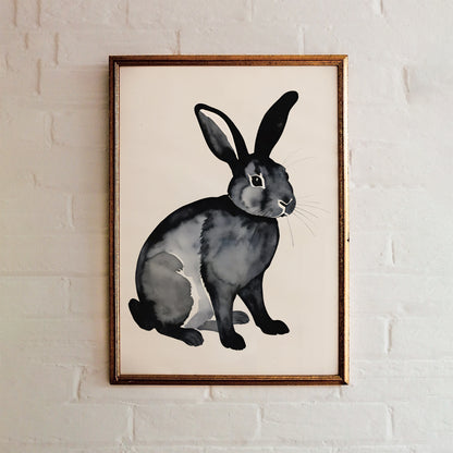 Hare Woodland Creature Print