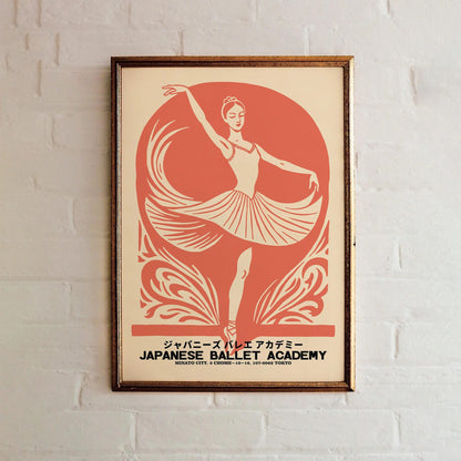 Japanese Ballet Academy Poster