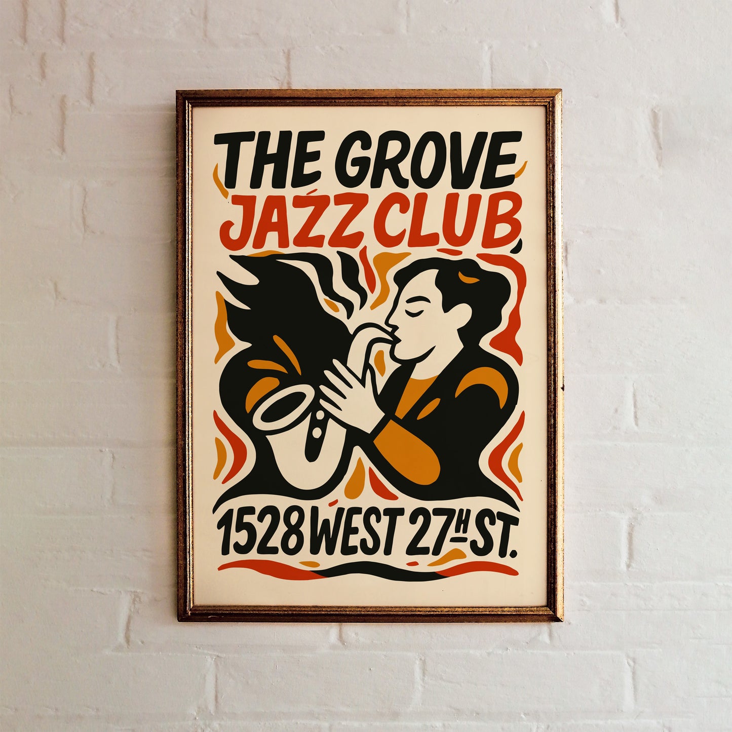 The Grove Jazz Club 1528 West 27th St Poster