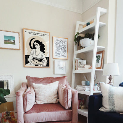 Literary Quote Wall Art Print