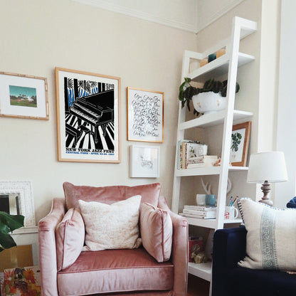 New York Jazz Festival Retro Poster