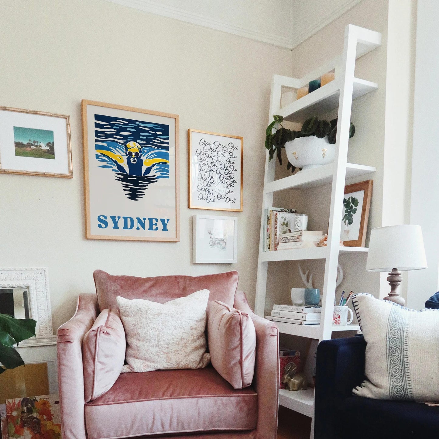 Vintage Sydney Swimmer Poster