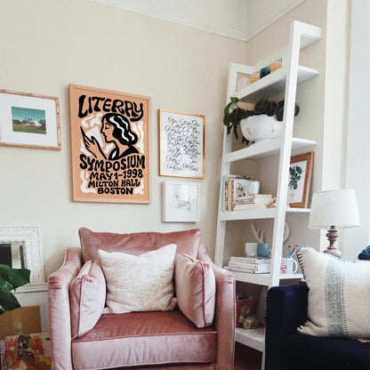 Literary Symposium Poster Print