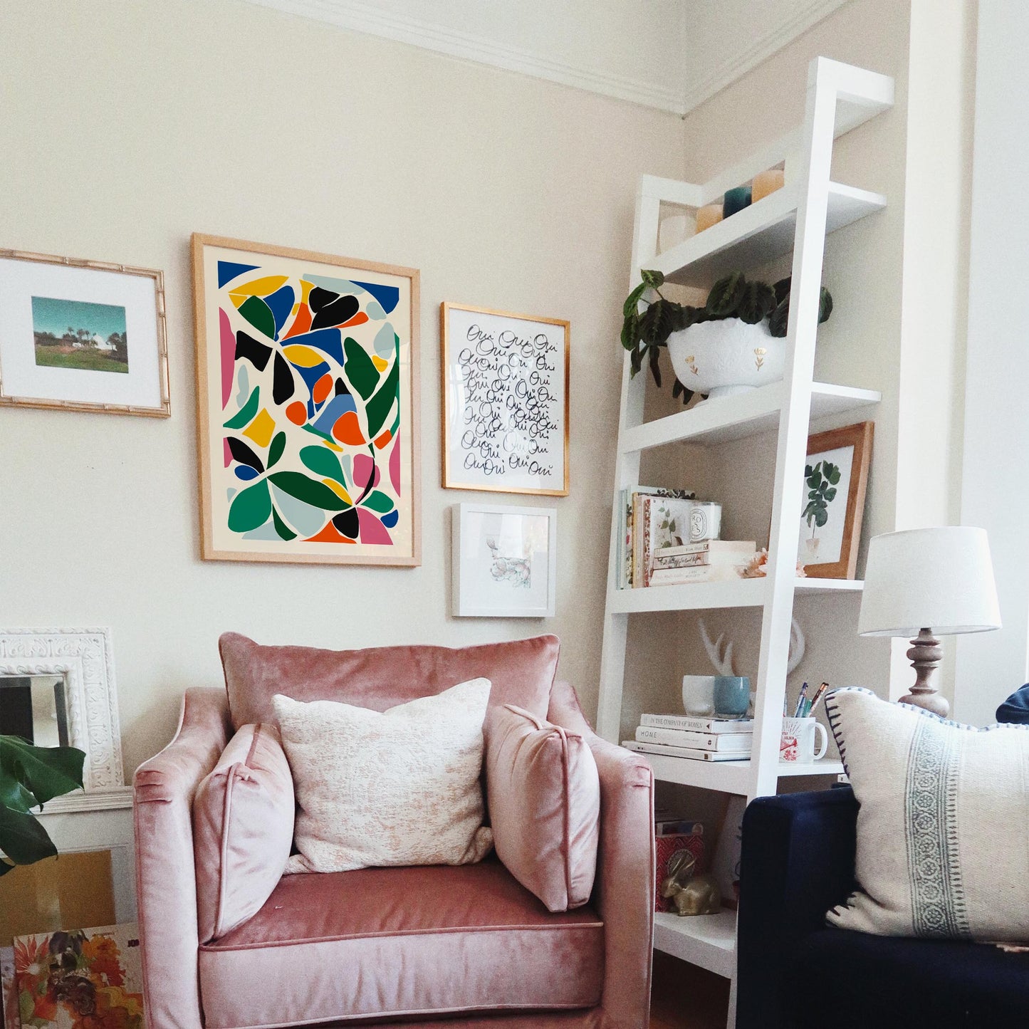 Colorful Cut Outs Abstract Wall Art