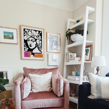 Swan Lake Ballet Vintage Poster