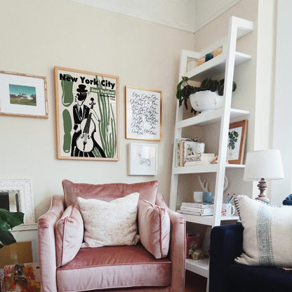 NYC Jazz Festival 1968 Poster Print