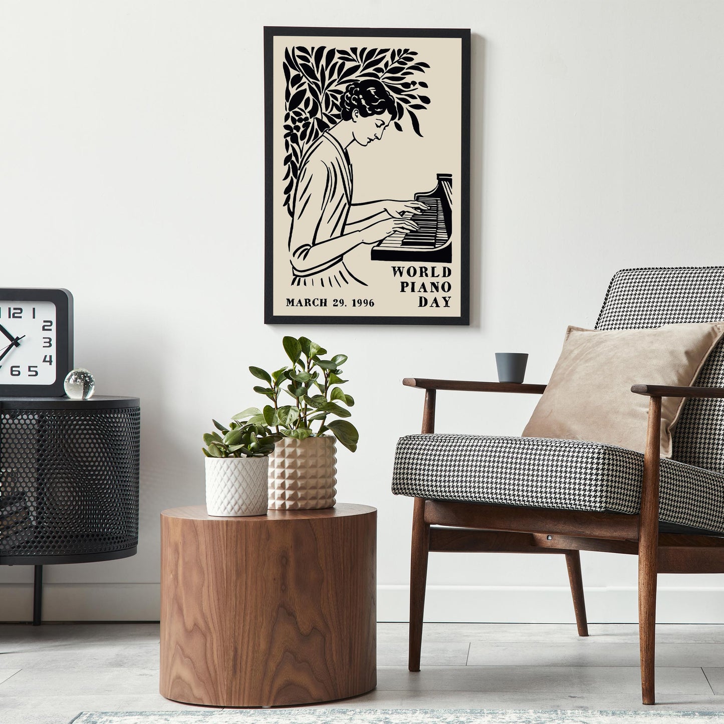 World Piano Day Music Poster