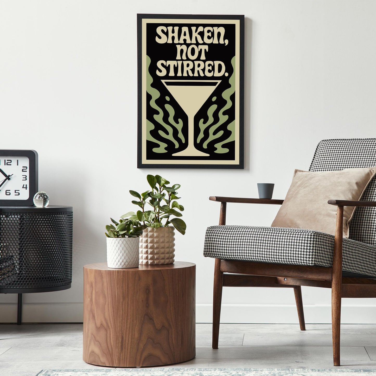 Shaken Not Stirred Martini Poster