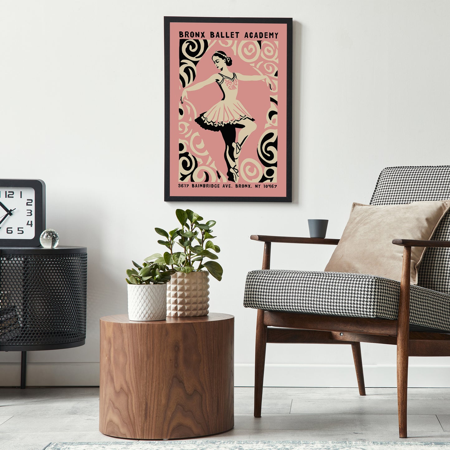 Vintage Bronx Ballet Academy Poster