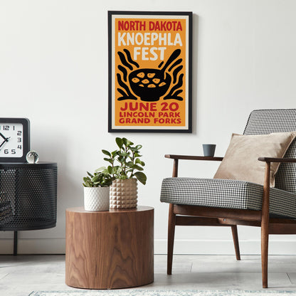 North Dakota Knoephla Fest Poster