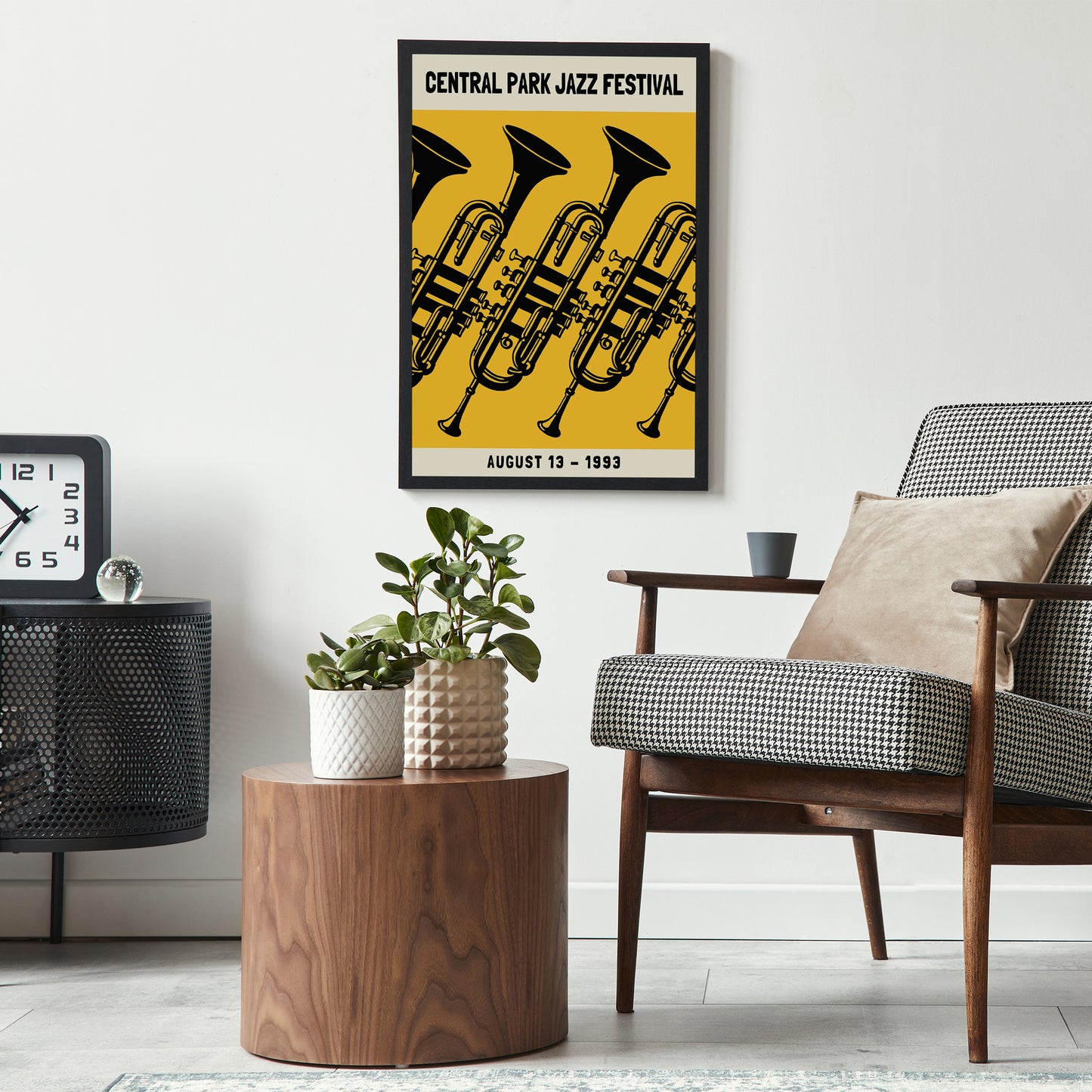 Central Park Jazz Festival Vintage Poster