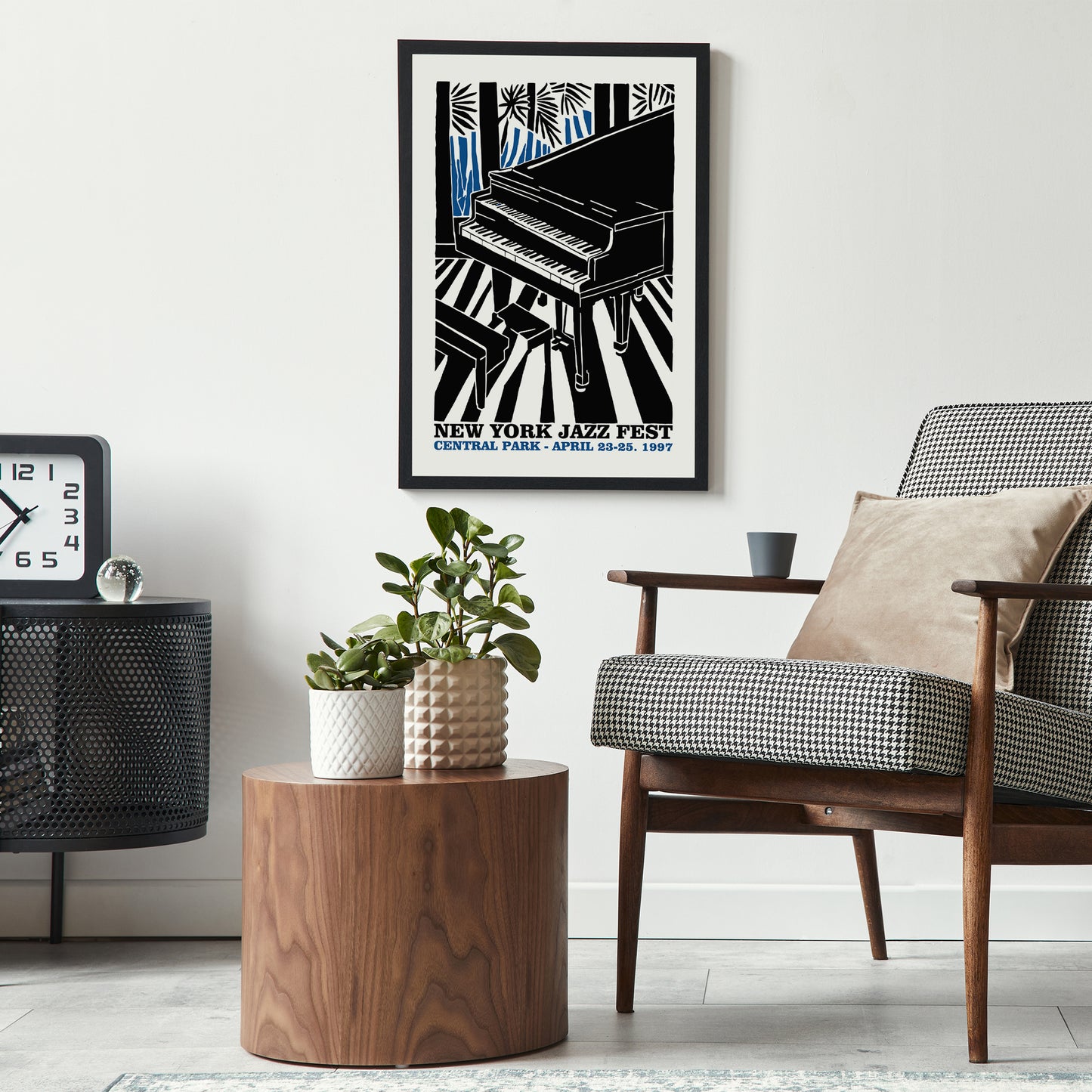 New York Jazz Festival Retro Poster