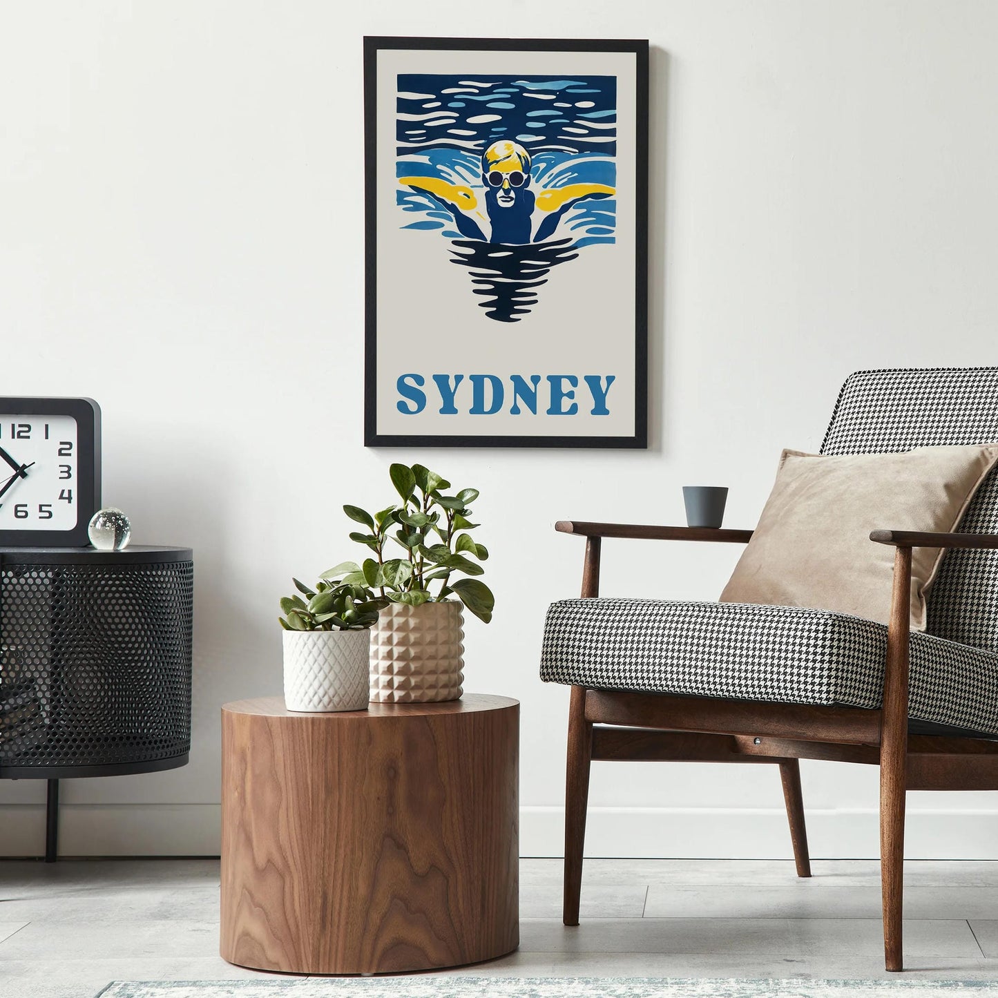Vintage Sydney Swimmer Poster