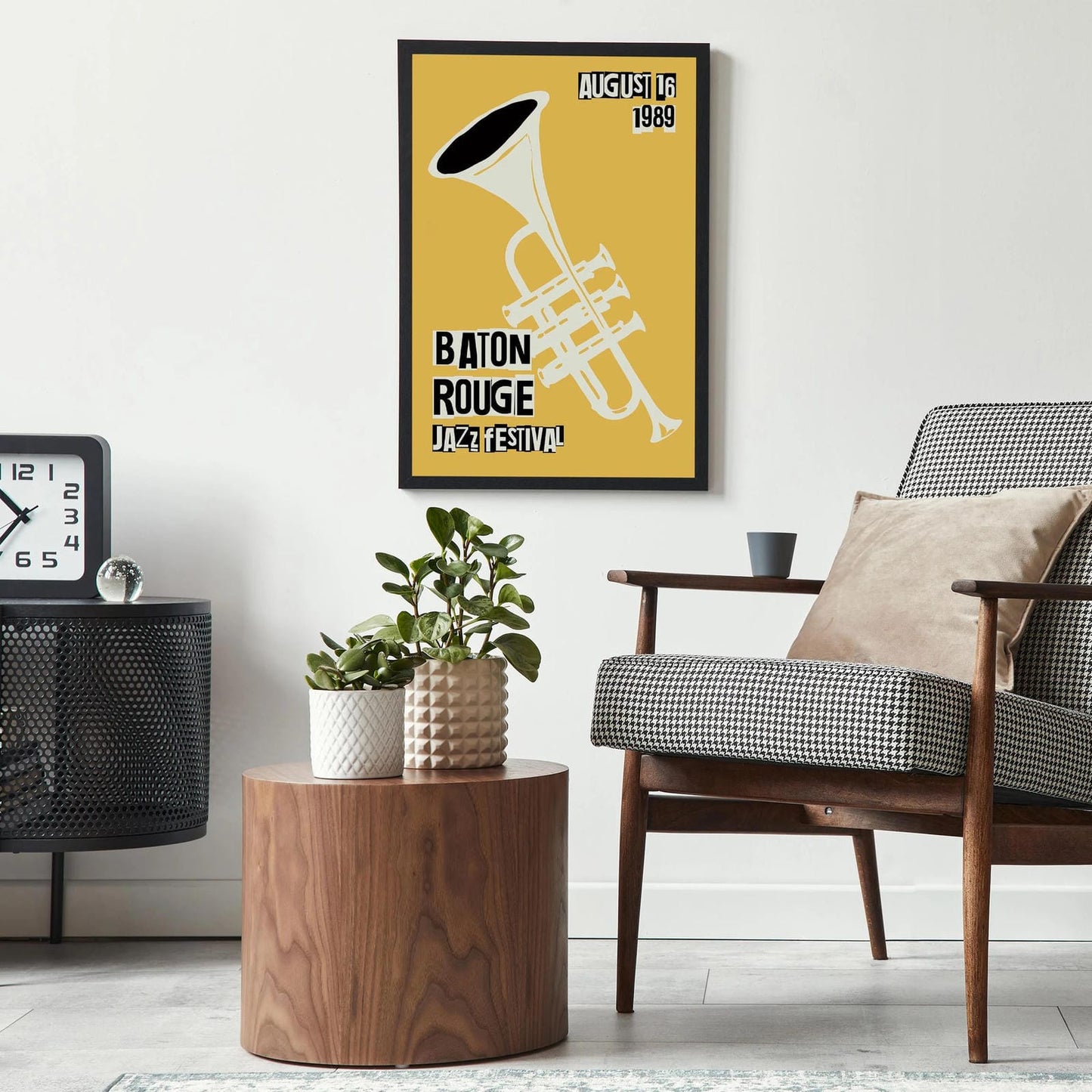 Vintage Jazz Poster – Baton Rouge Music Festival