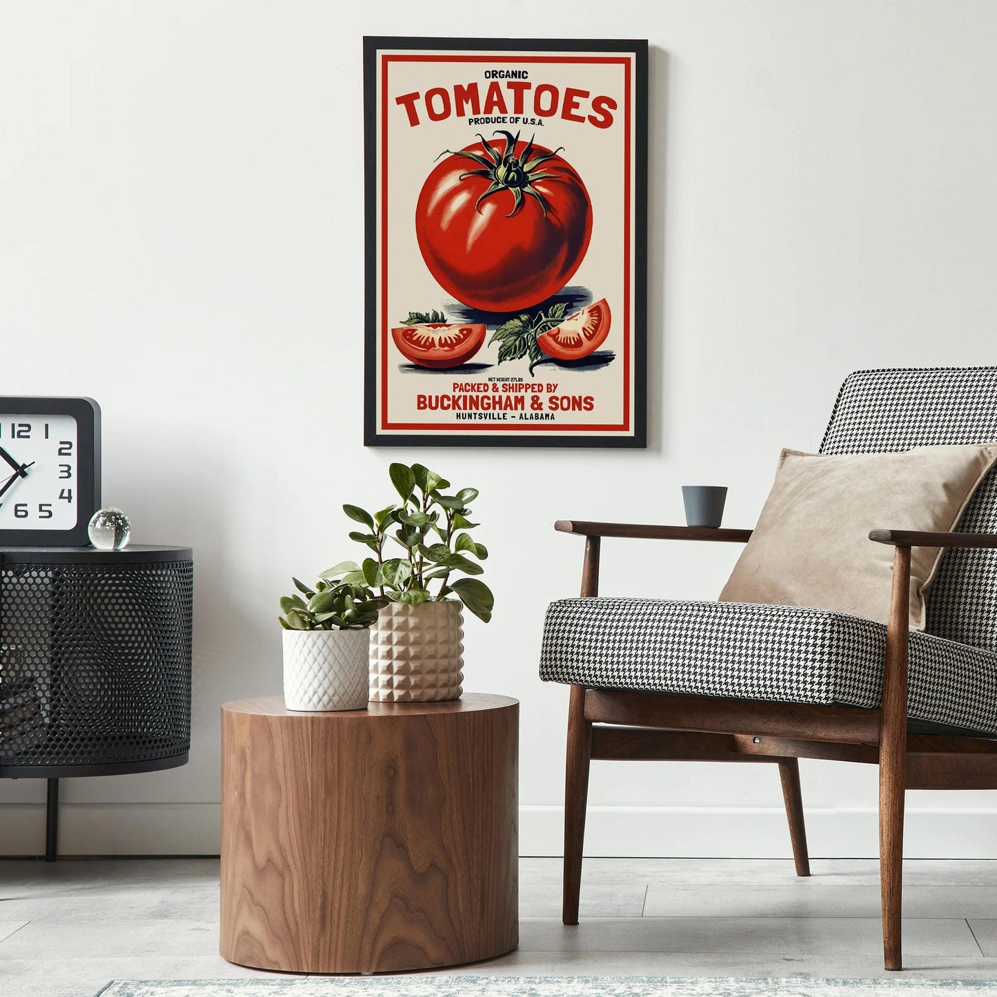 Organic Tomatoes Produce Poster
