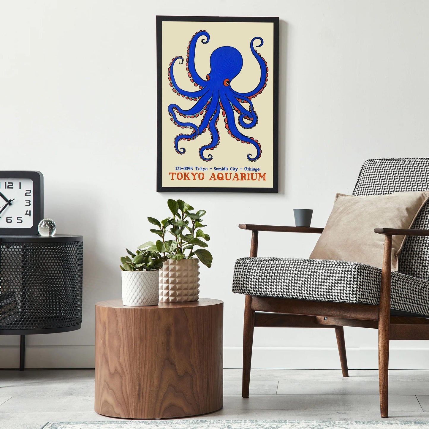 Tokyo Aquarium Octopus Poster
