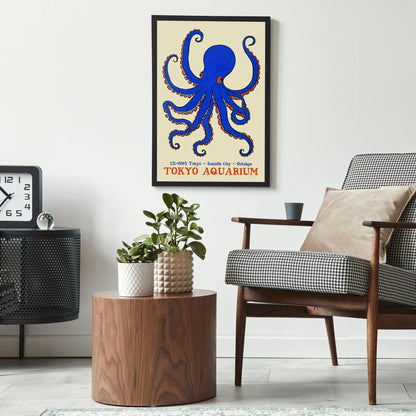 Tokyo Aquarium Octopus Poster