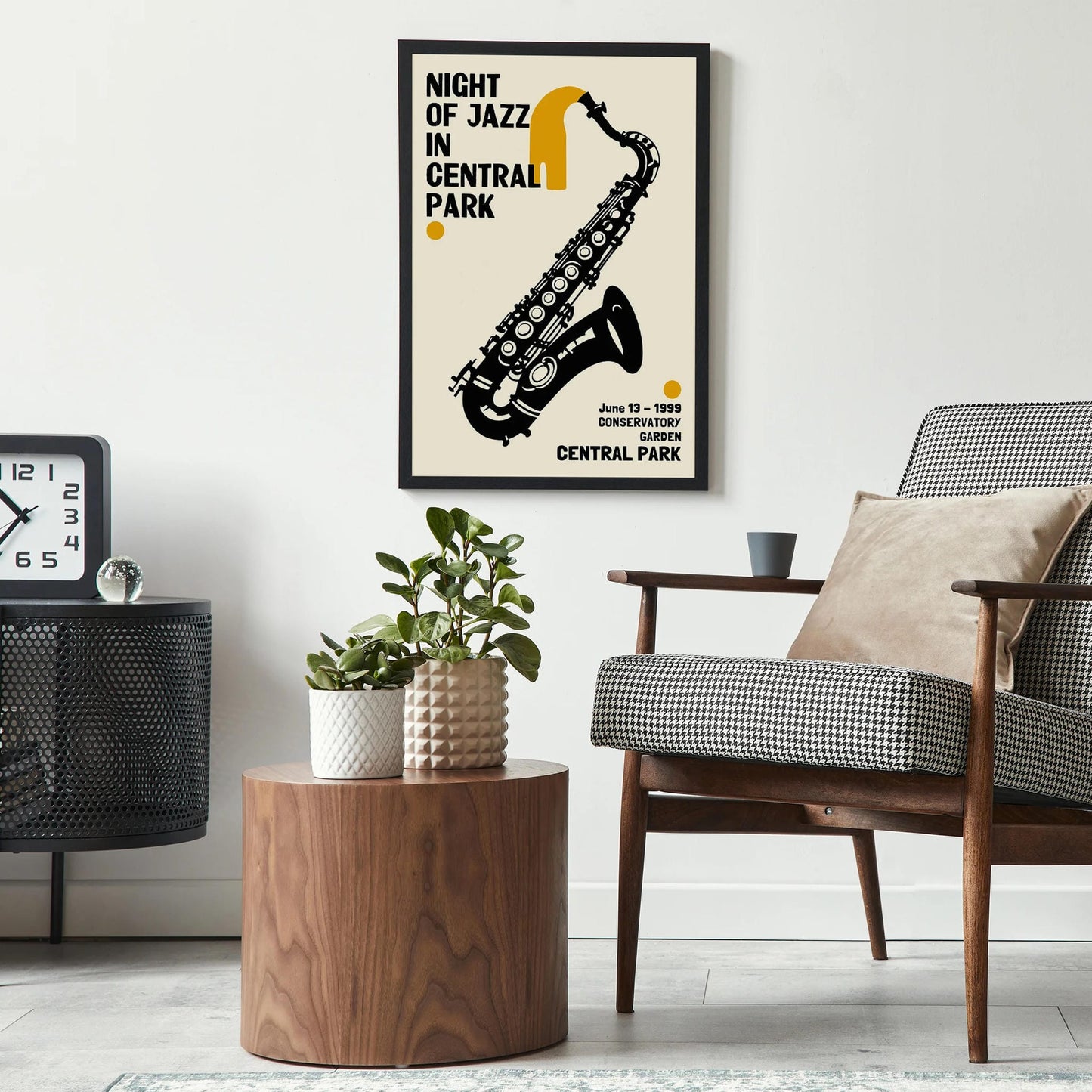 Night of Jazz in Central Park Poster