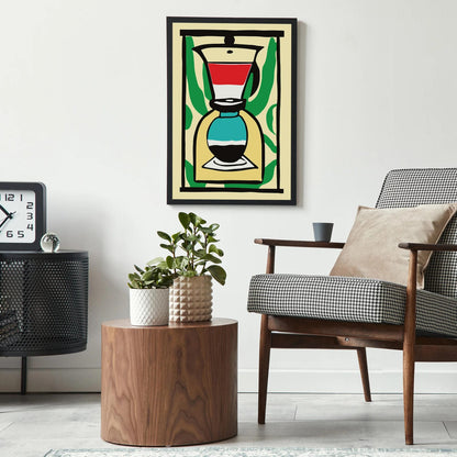 Retro Coffee Maker Poster