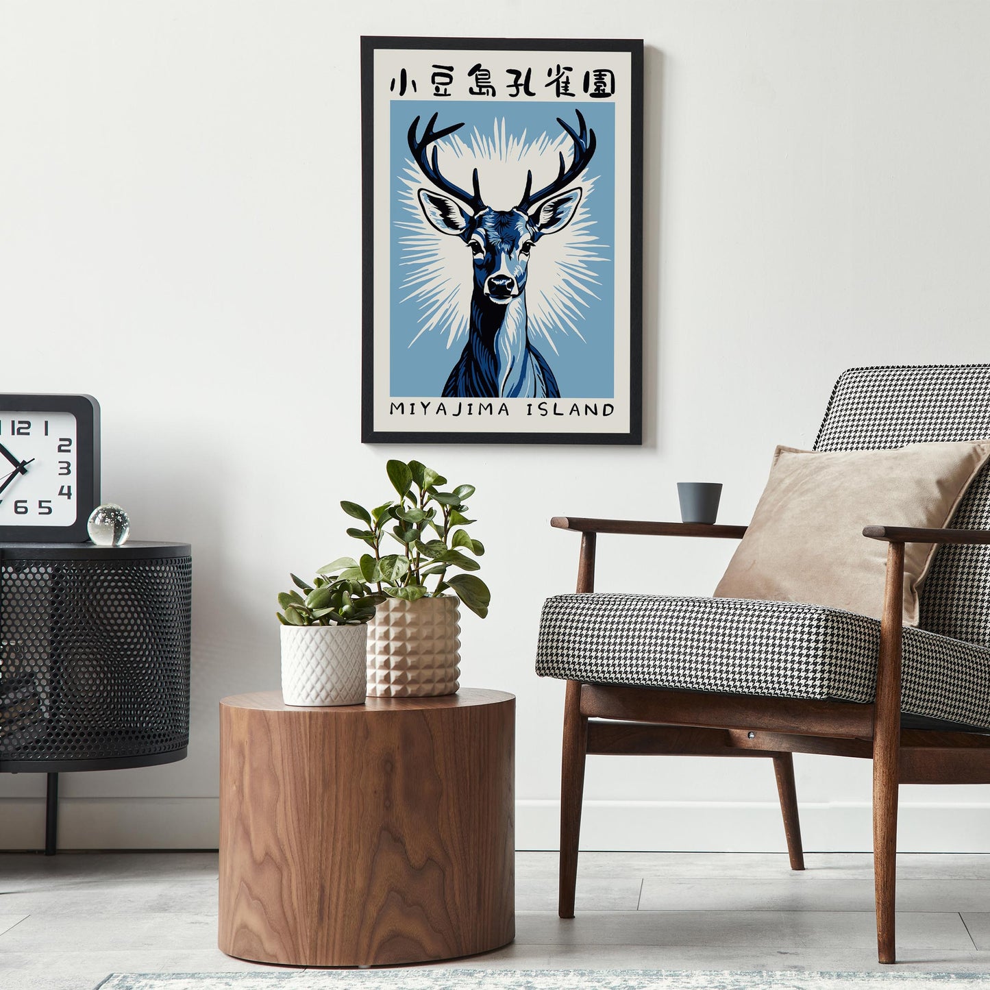 Miyajima Island Stag Poster