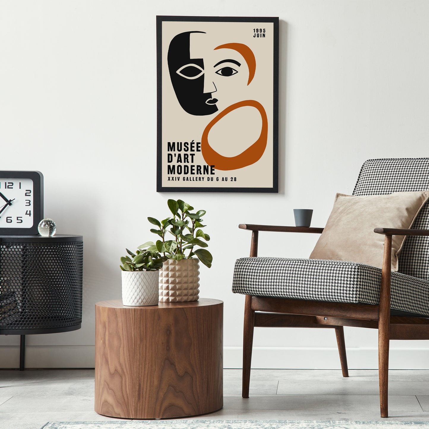 Modern Cubism Exhibition Art Print