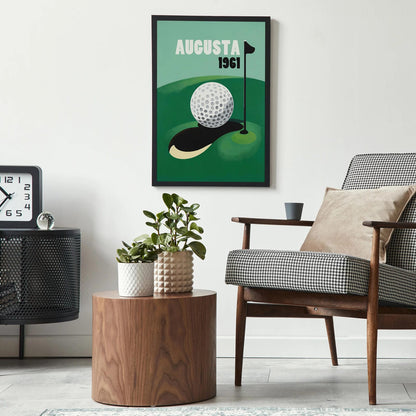 Augusta 1961 Golfing Poster
