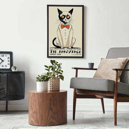 Fancy Cat Comedy Poster