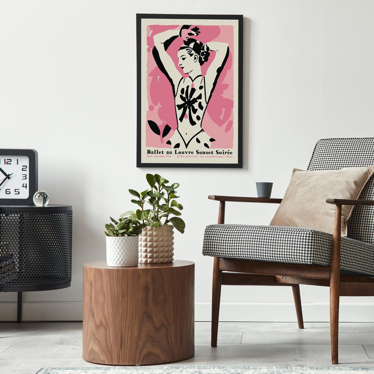 French Ballet 1993 Ballerina Poster