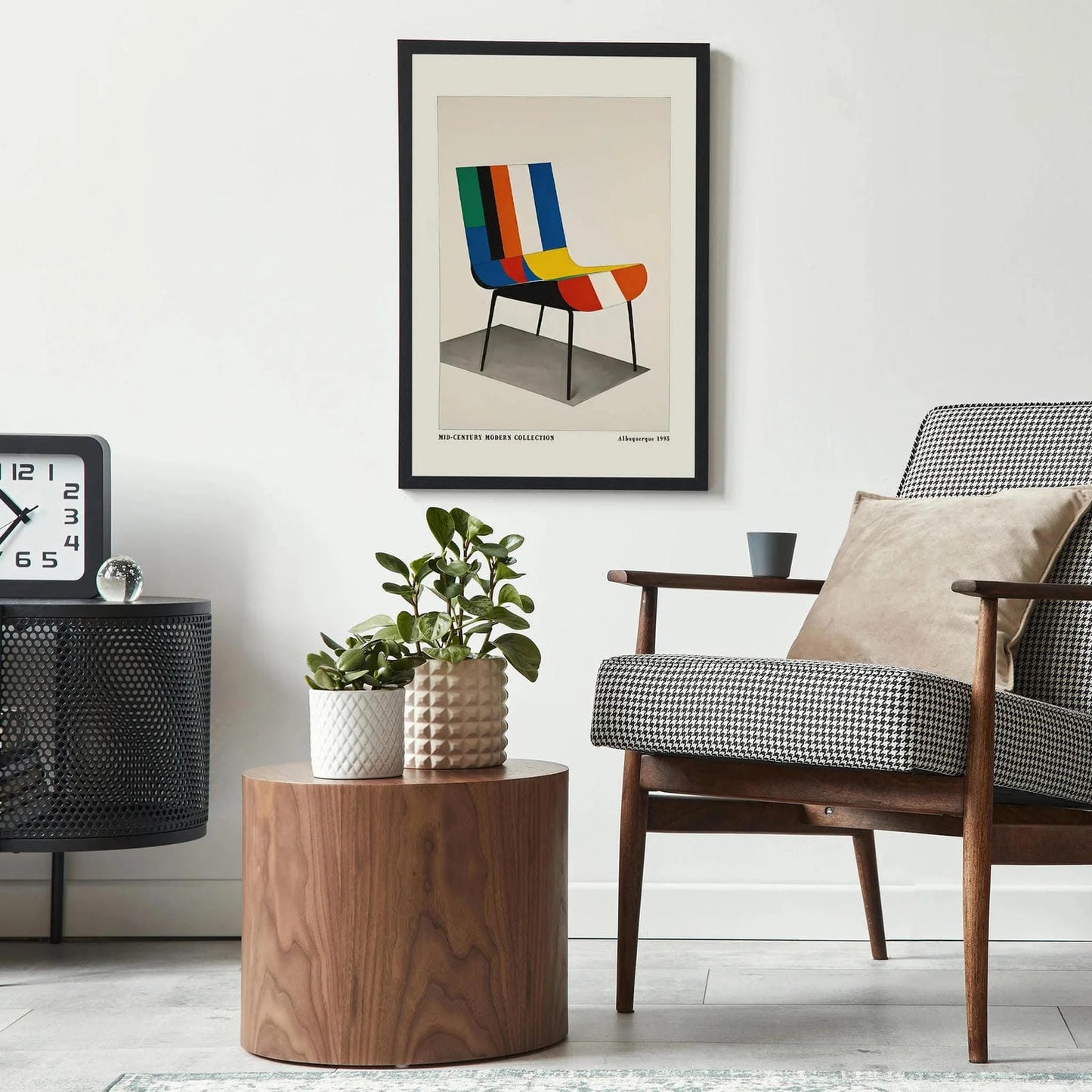 Mid-Century Modern Chair Art Print