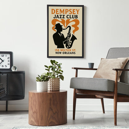 New Orleans Jazz Poster - Vintage Music Wall Art