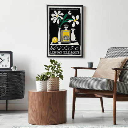 Floral Parisian Fragrance Wall Art