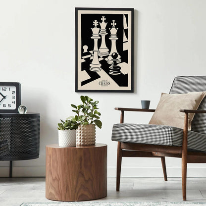 London Chess Tournament '82 Poster