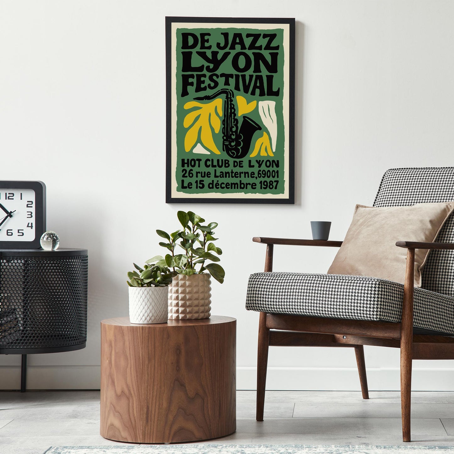 Lyon Jazz Festival Poster Print