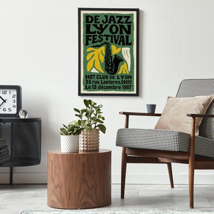 Lyon Jazz Festival Poster Print