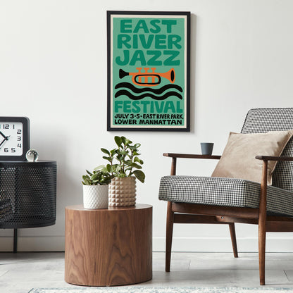 East River Jazz Festival Poster