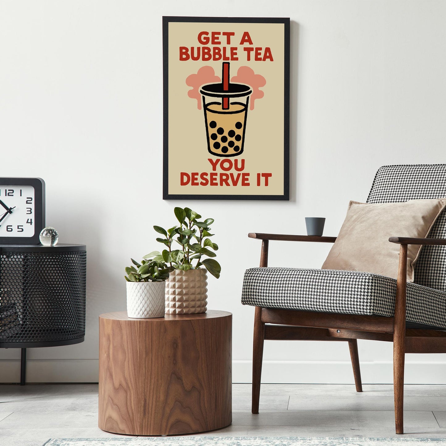 Bubble Tea Poster Print